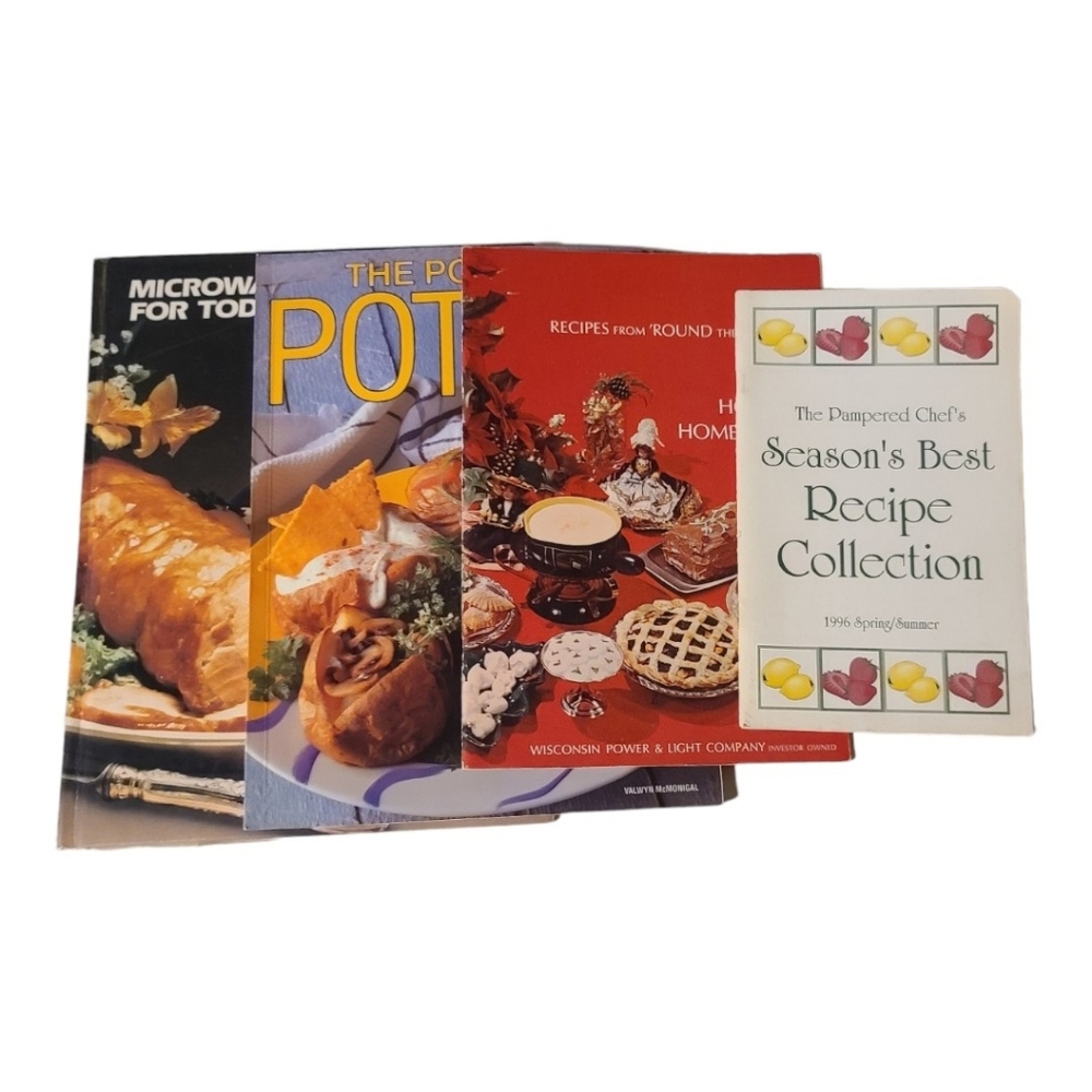 Vintage Recipe Books Lot of 4